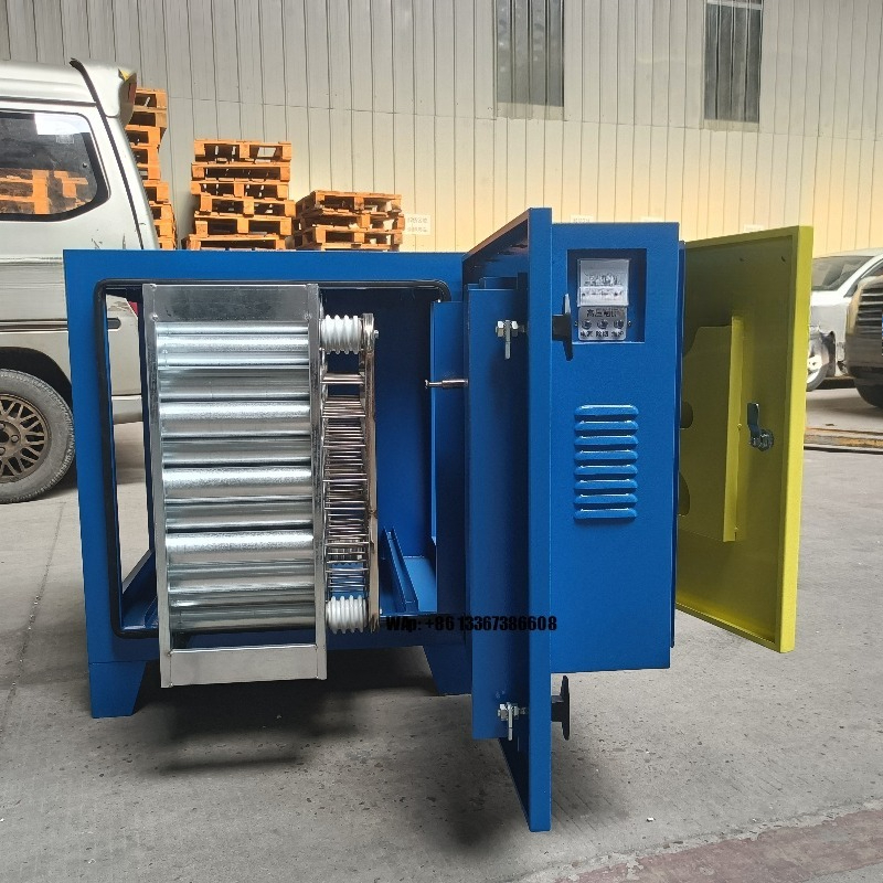 Commercial Kitchen Oil Disposal - เครื่องกรองไฟฟ้าสถิตสำหรับครัวเชิงพาณิชย์ เครื่องกำจัดก๊าซ เครื่องกรองฝุ่นไฟฟ้าสถิตพร้อมประสิทธิภาพ 98% เครื่องกรองน้ำมัน