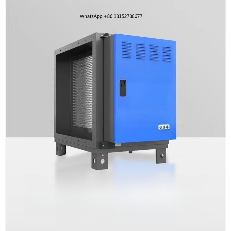 Commercial Kitchen Oil Disposal - เครื่องกรองควันน้ำมันด้วยระบบไฟฟ้าสถิต ทำจากเหล็กกล้าคาร์บอน 99% สำหรับครัวเชิงพาณิชย์ เครื่องกำจัดควันแก๊สบาร์บีคิว