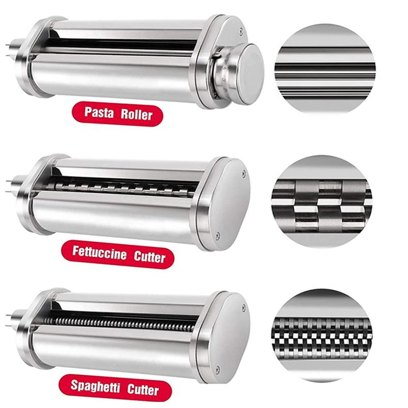 Commercial Kitchen Juicer - สําหรับ KitchenAid พาสต้า Roller Fettuccine สปาเก็ตตี้เครื่องตัดชุด