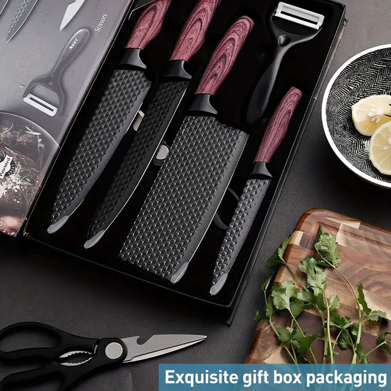 ชุดมีดทำครัวมืออาชีพ 6 ชิ้น ใบ - Commercial Kitchen Knives บทวิจารณ์และราคา