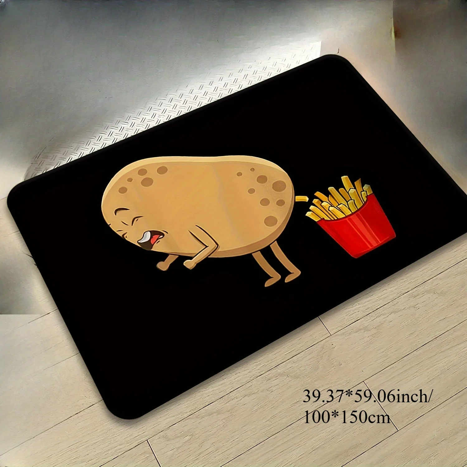 พรมเช็ดเท้าผ้าสักหลาดลายการ์ตู - Commercial Kitchen Background บทวิจารณ์และราคา