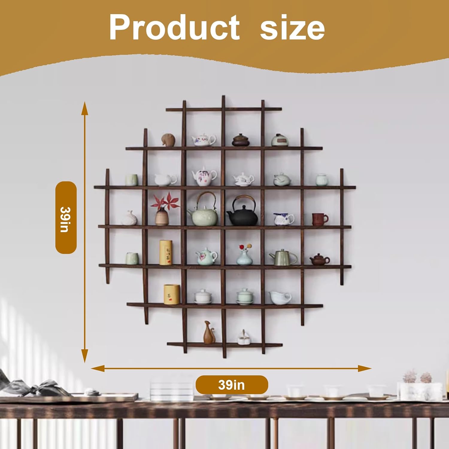 ที่วางถ้วยชาจีนไม้เนื้อแข็งติด - Commercial Kitchen Walls บทวิจารณ์และราคา