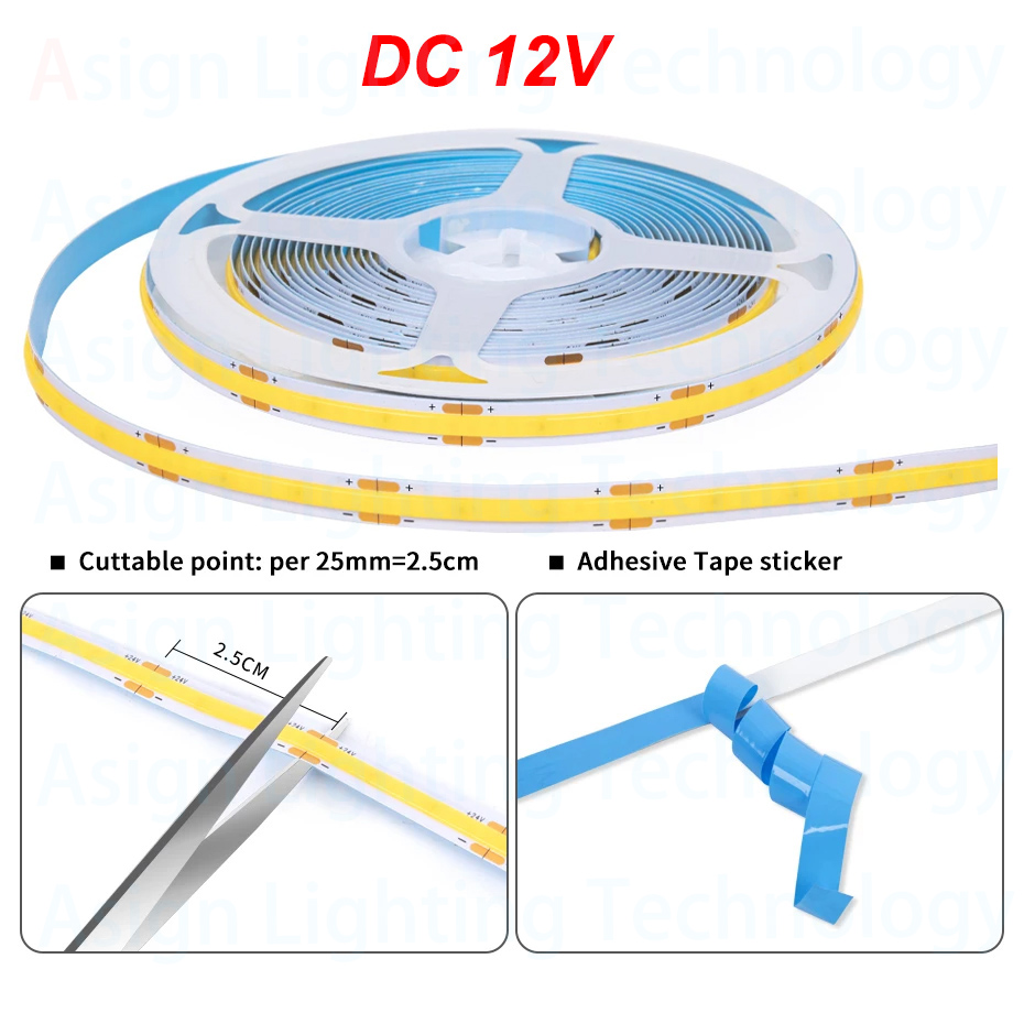 320LEDs/m ไฟแถบ COB แบบอินเทอร - Commercial Kitchen Lighting บทวิจารณ์และราคา