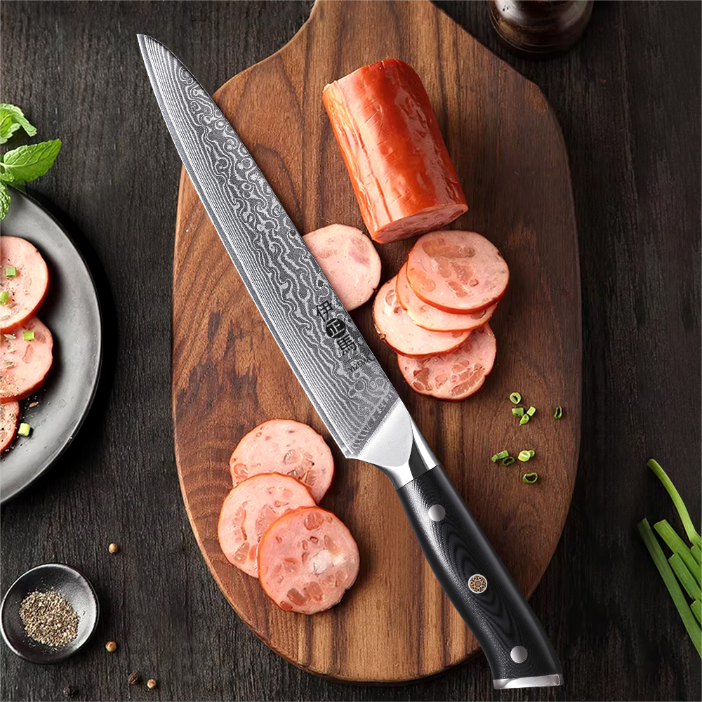 มีดแกะสลัก YIZEMA ขนาด 8 นิ้ว  - Commercial Kitchen Knives บทวิจารณ์และราคา