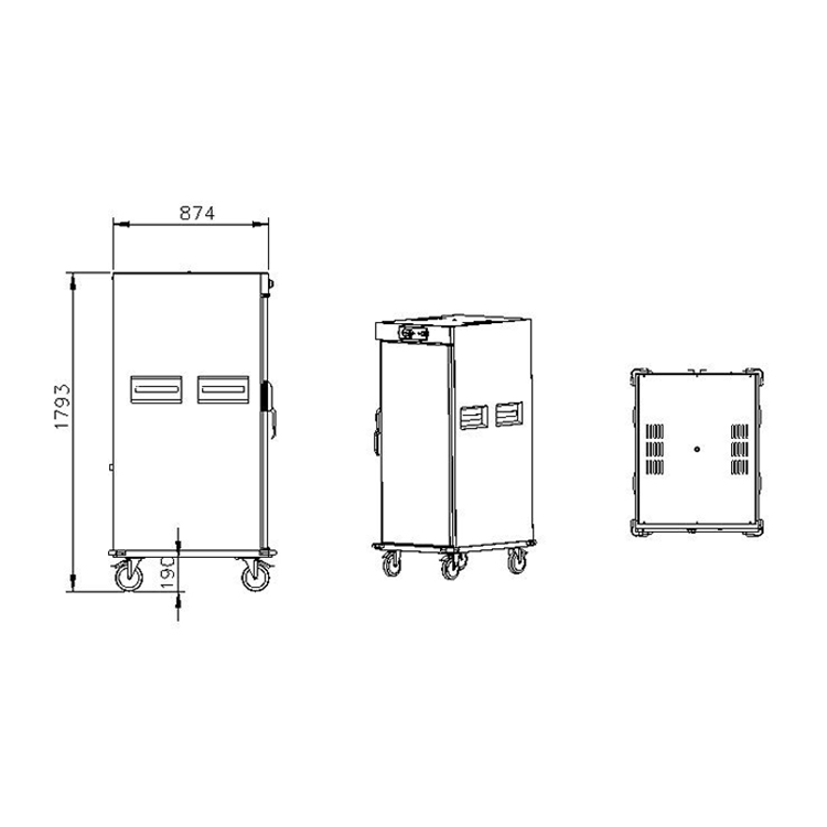 ตู้เก็บอาหารอุ่นร้อนแบบดิจิตอล - Commercial Kitchen And บทวิจารณ์และราคา