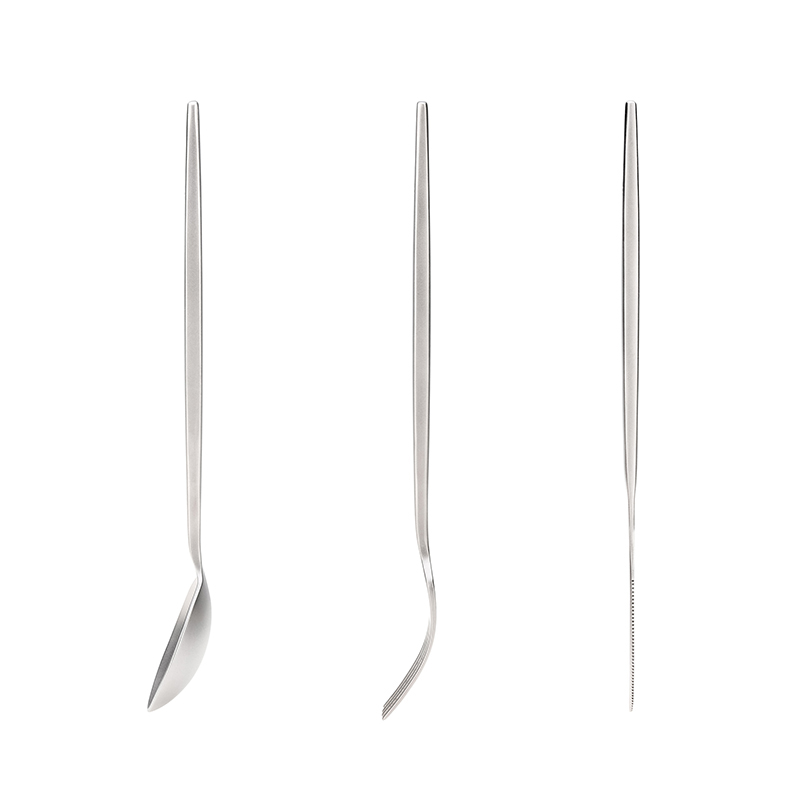 Keith ไทเทเนียมแบบพกพาช้อนส้อม - Commercial Kitchen Knives บทวิจารณ์และราคา