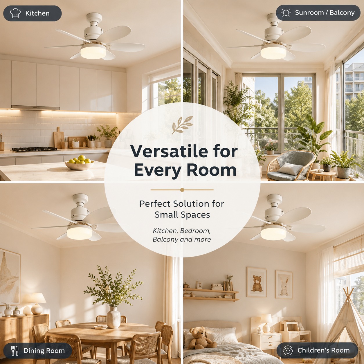 2026 ใหม่ E27 พัดลมเพดาน, 30W/ - Commercial Kitchen Lighting บทวิจารณ์และราคา
