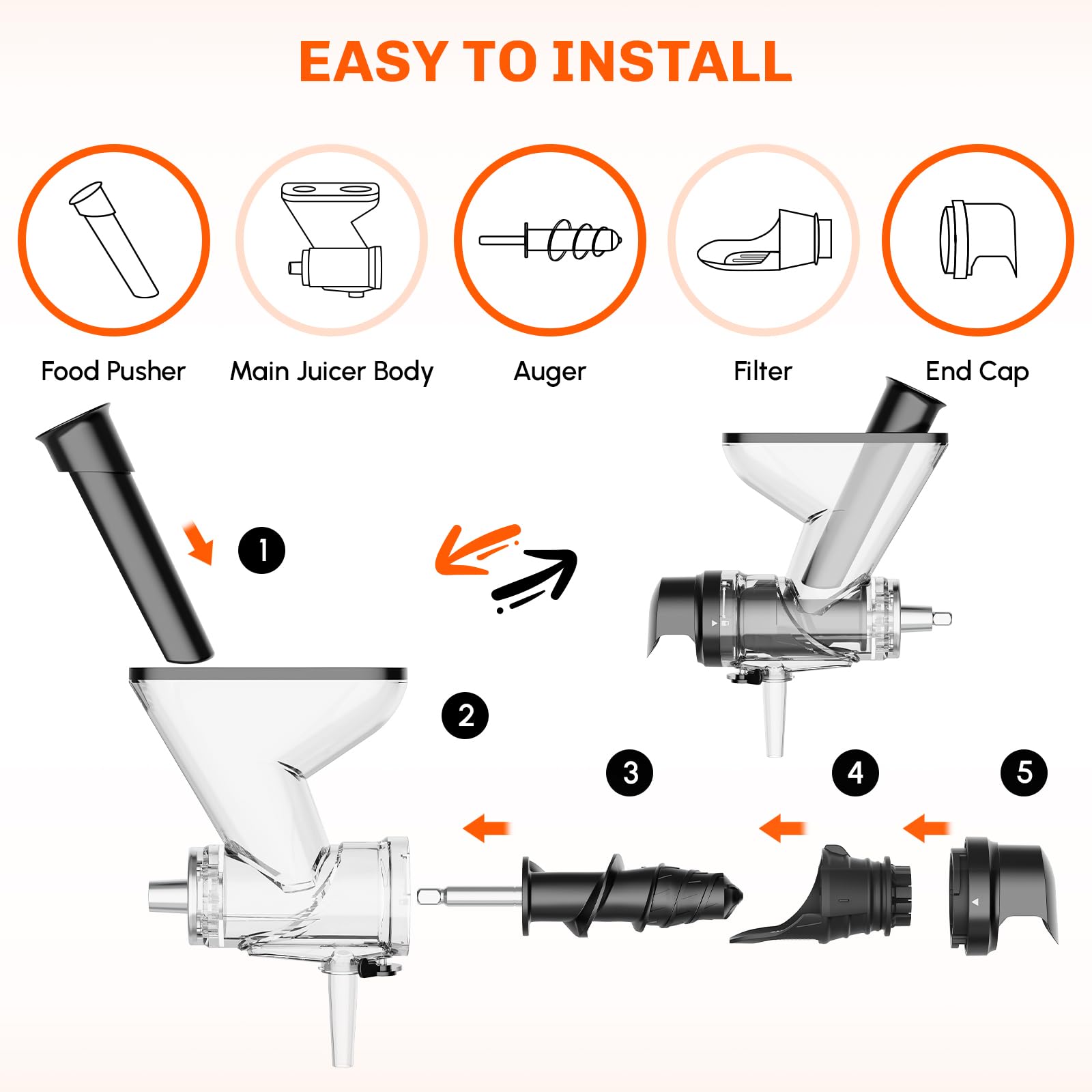 อุปกรณ์เสริมเครื่องคั้นน้ำผลไม - Commercial Kitchen Juicer บทวิจารณ์และราคา
