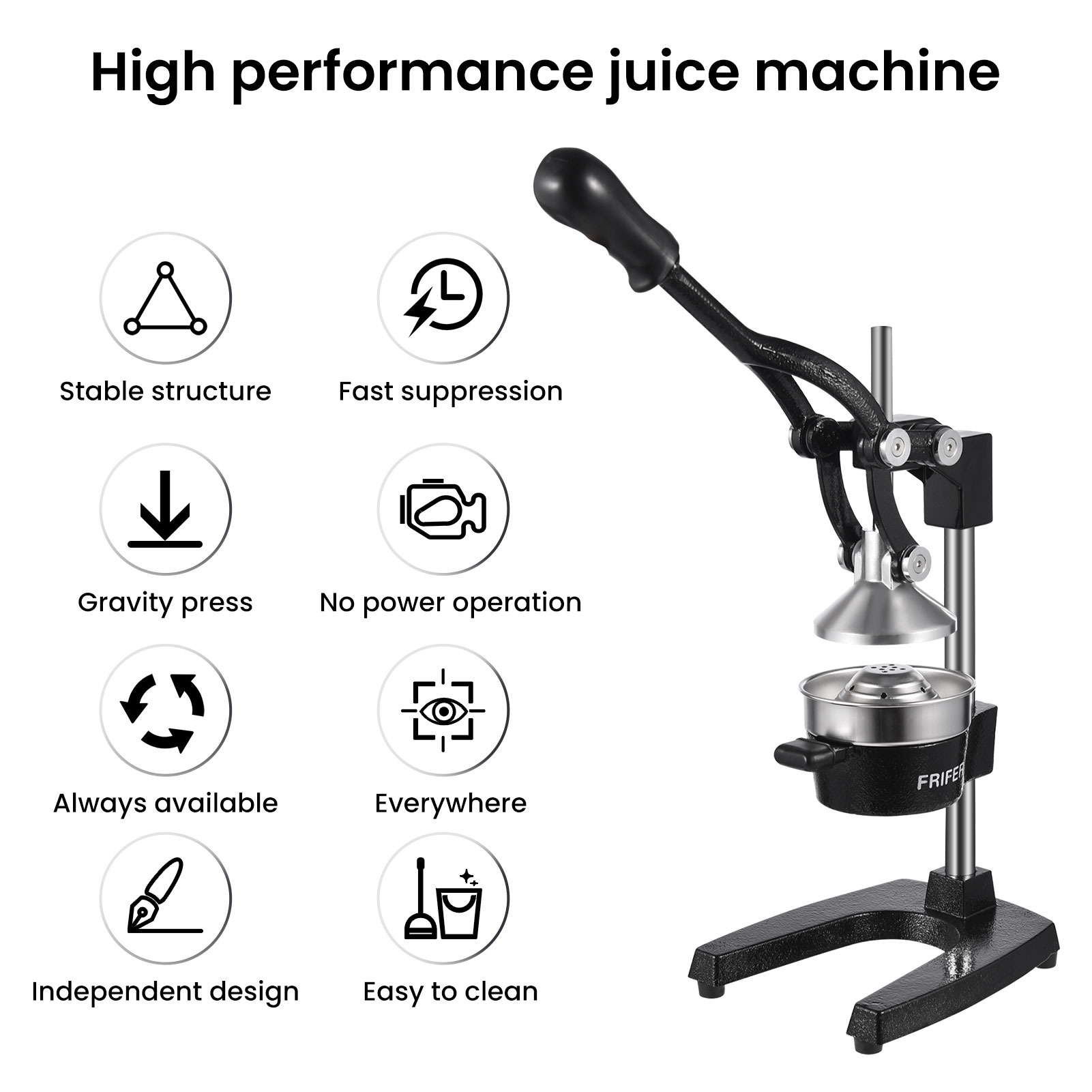 เครื่องคั้นน้ำผลไม้แบบมือหมุน  - Commercial Kitchen Juicer บทวิจารณ์และราคา